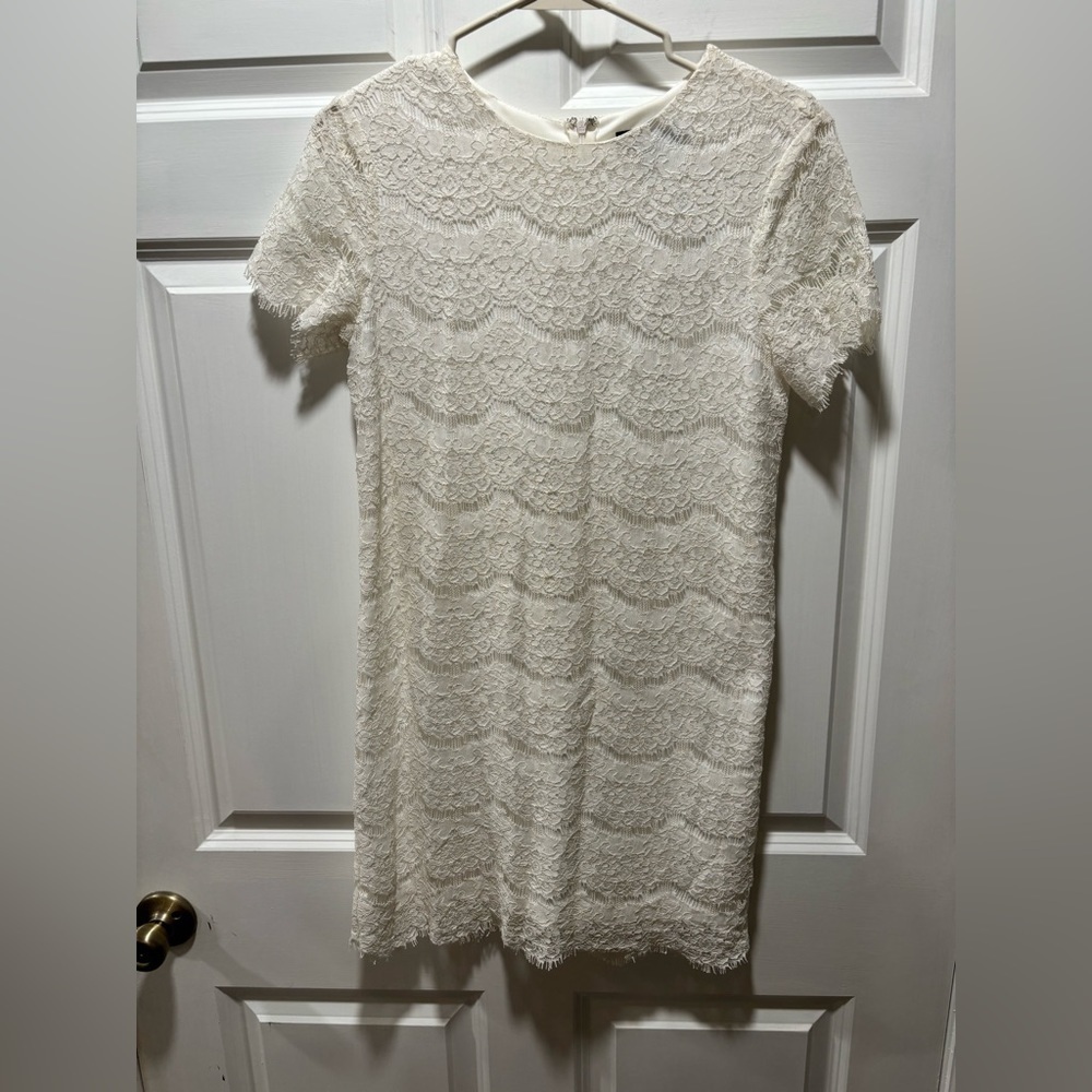 lulus shift lace white dress​​ - Picture 11 of 12